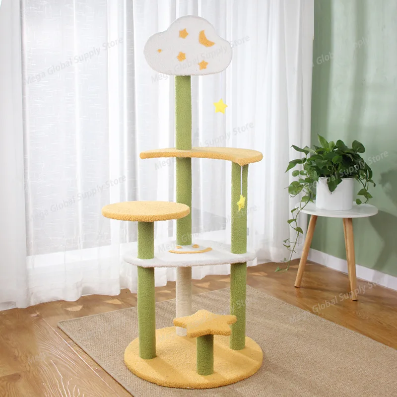 Multi-Layer Sisal Cat Tree Cat Climbing Frame Cats Scratch Post Cats Nest House Cat Toys Interactive Space Saving Cats Furniture
Multi-Layer Sisal Cat Tree Cat Climbing Frame Cats Scratch Post Cats Nest House Cat Toys Interactive Space Saving Cats Furniture