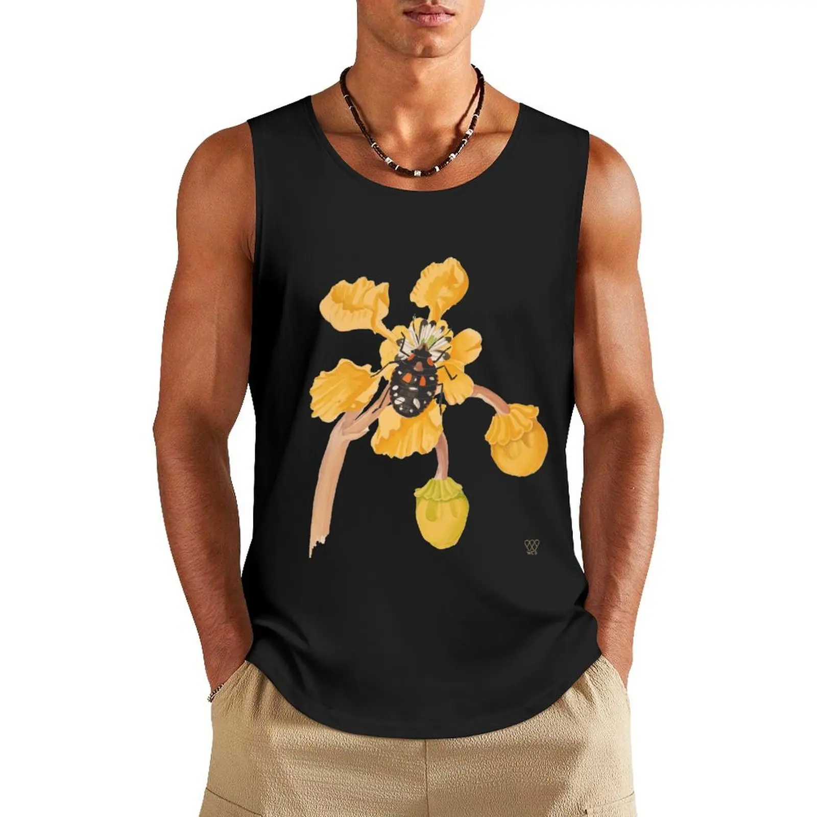 Red Spotted Insect on Blossom Tank Top Top T-shirt male summer clothes man 2025
Red Spotted Insect on Blossom Tank Top Top T-shirt male summer clothes man 2025