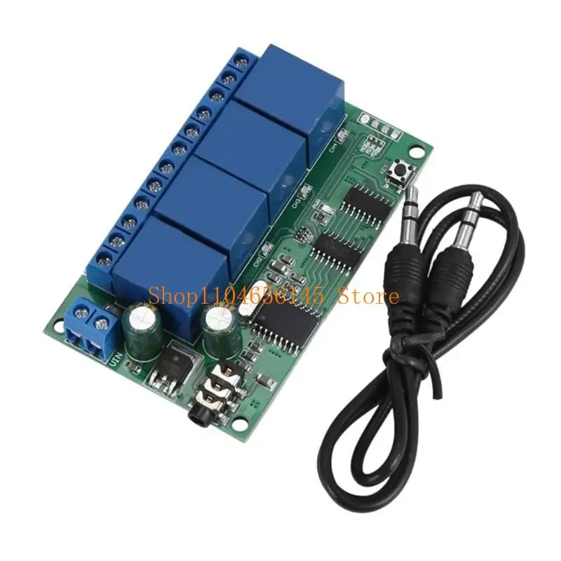 5asd Easy to Operate 4Channel DTMF Relays Module DTMF Tone Decoders Relays for Technical Engineers and Hobbyists
