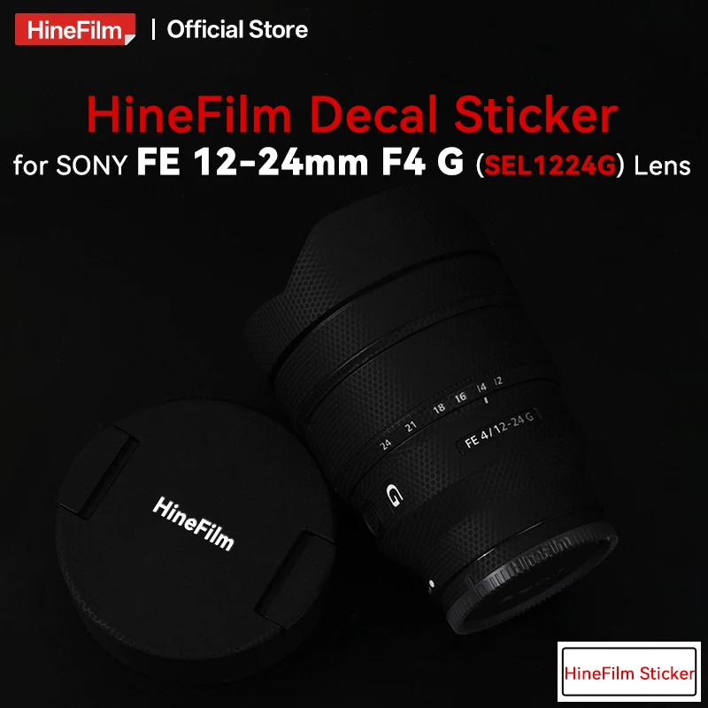Hinefilm Skin for Sony FE12-24 F4G Lens Decal Skin for Sony FE 12-24mm F4 G Lens Protector 1224 Anti-scratch Wrap Cover Sticker
Hinefilm Skin for Sony FE12-24 F4G Lens Decal Skin for Sony FE 12-24mm F4 G Lens Protector 1224 Anti-scratch Wrap Cover Sticker