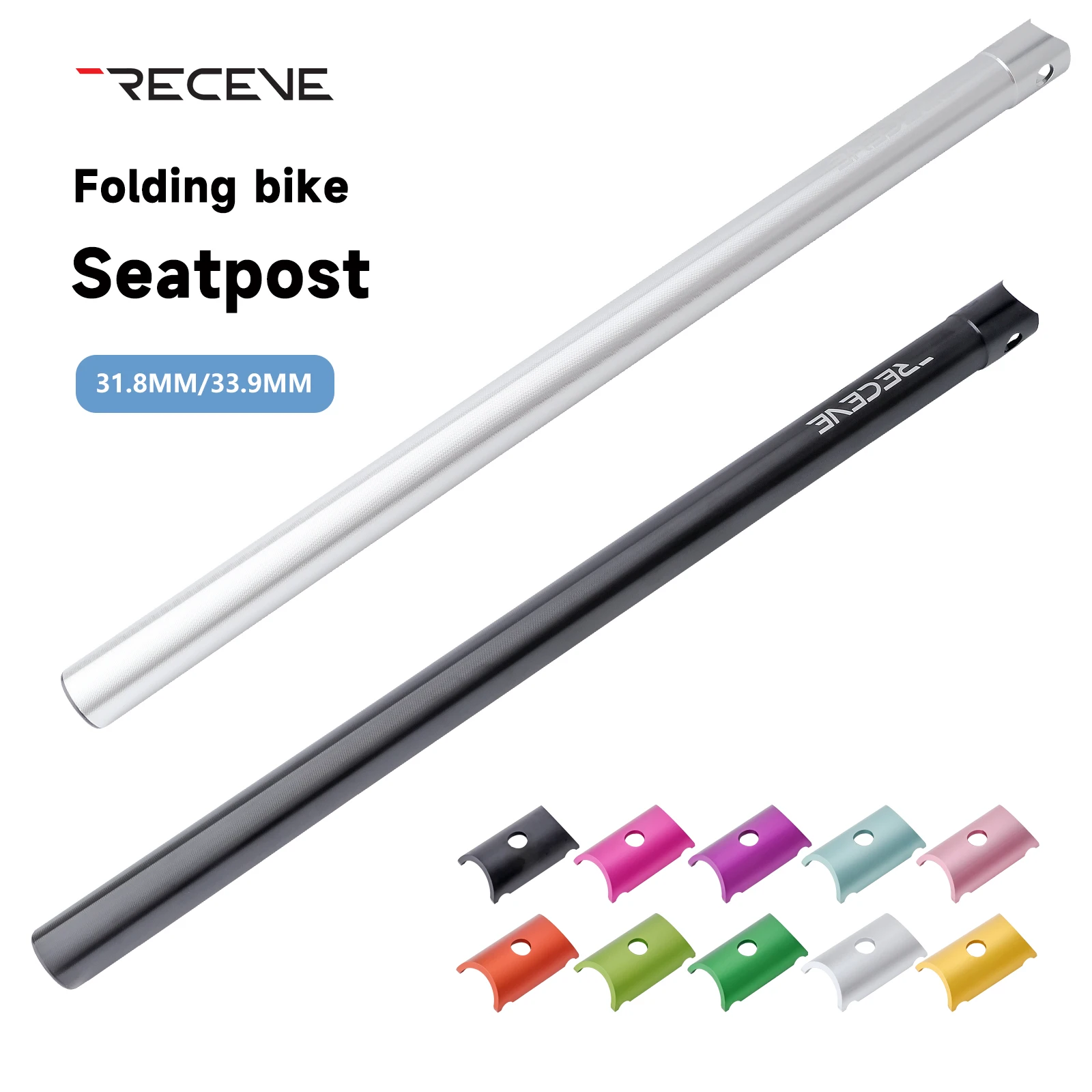 RECEVE Folding Bike Seat Post 31.8/33.9mm Dropper BMX Dropper Post Bicycle Aluminum Alloy Seatpost 580mm For Dahon P8 P10 Neo
RECEVE Folding Bike Seat Post 31.8/33.9mm Dropper BMX Dropper Post Bicycle Aluminum Alloy Seatpost 580mm For Dahon P8 P10 Neo