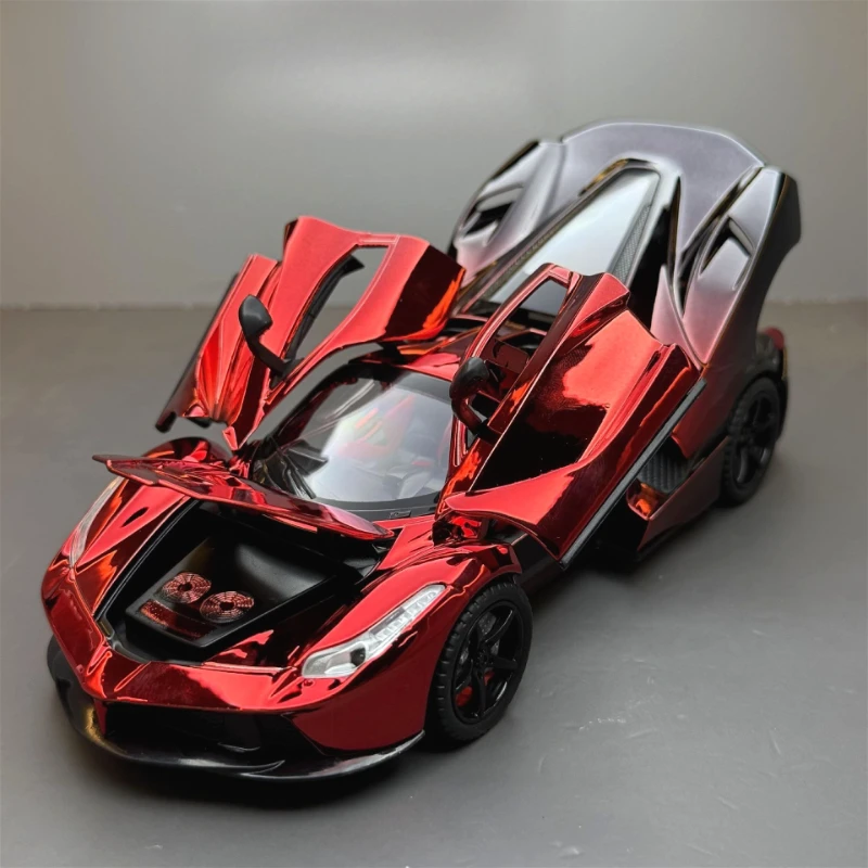 1:22 Rafa electroplated sports car model, interior decoration, ornaments, collectibles,sound and light toy car gifts
1:22 Rafa electroplated sports car model, interior decoration, ornaments, collectibles,sound and light toy car gifts