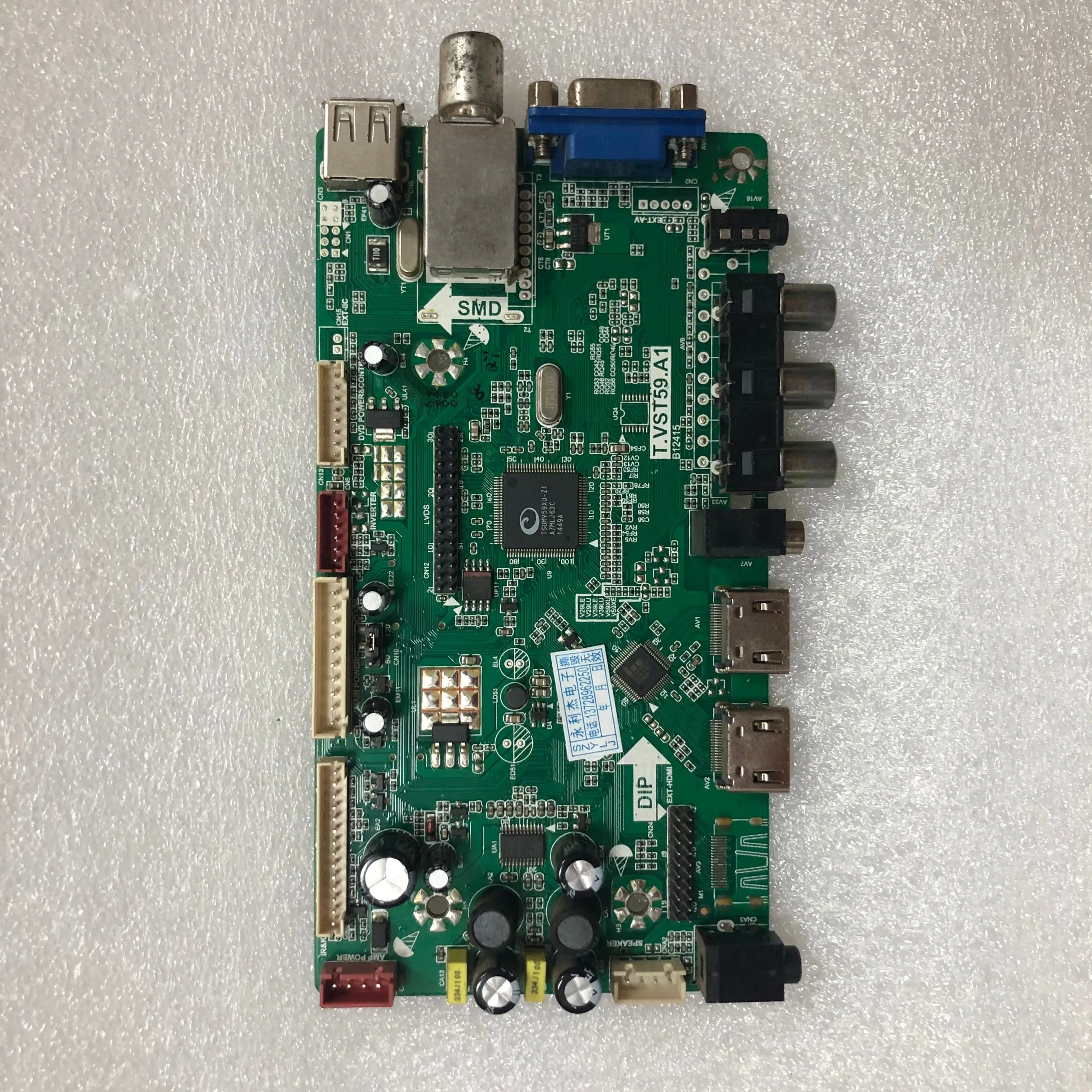 100% test shipping for MotherBoard Driver Board T.VST59.A1 instead of T.VST59.S2181
100% test shipping for MotherBoard Driver Board T.VST59.A1 instead of T.VST59.S2181