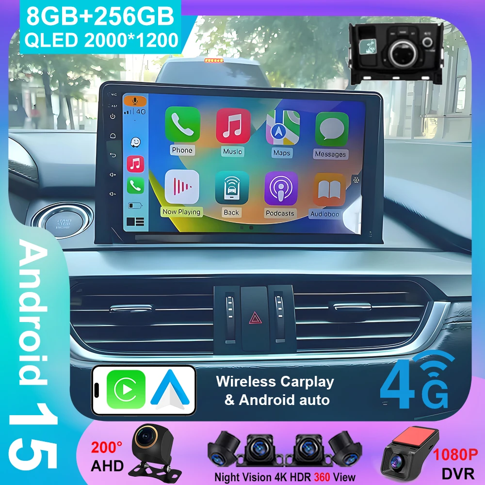 4G Carplay Android 15 QLED Screen Car Radio GPS For Mazda 6 Atenza 3 GJ GL 2015 - 2018 Auto Radio Navigation Multimedia Player
4G Carplay Android 15 QLED Screen Car Radio GPS For Mazda 6 Atenza 3 GJ GL 2015 - 2018 Auto Radio Navigation Multimedia Player