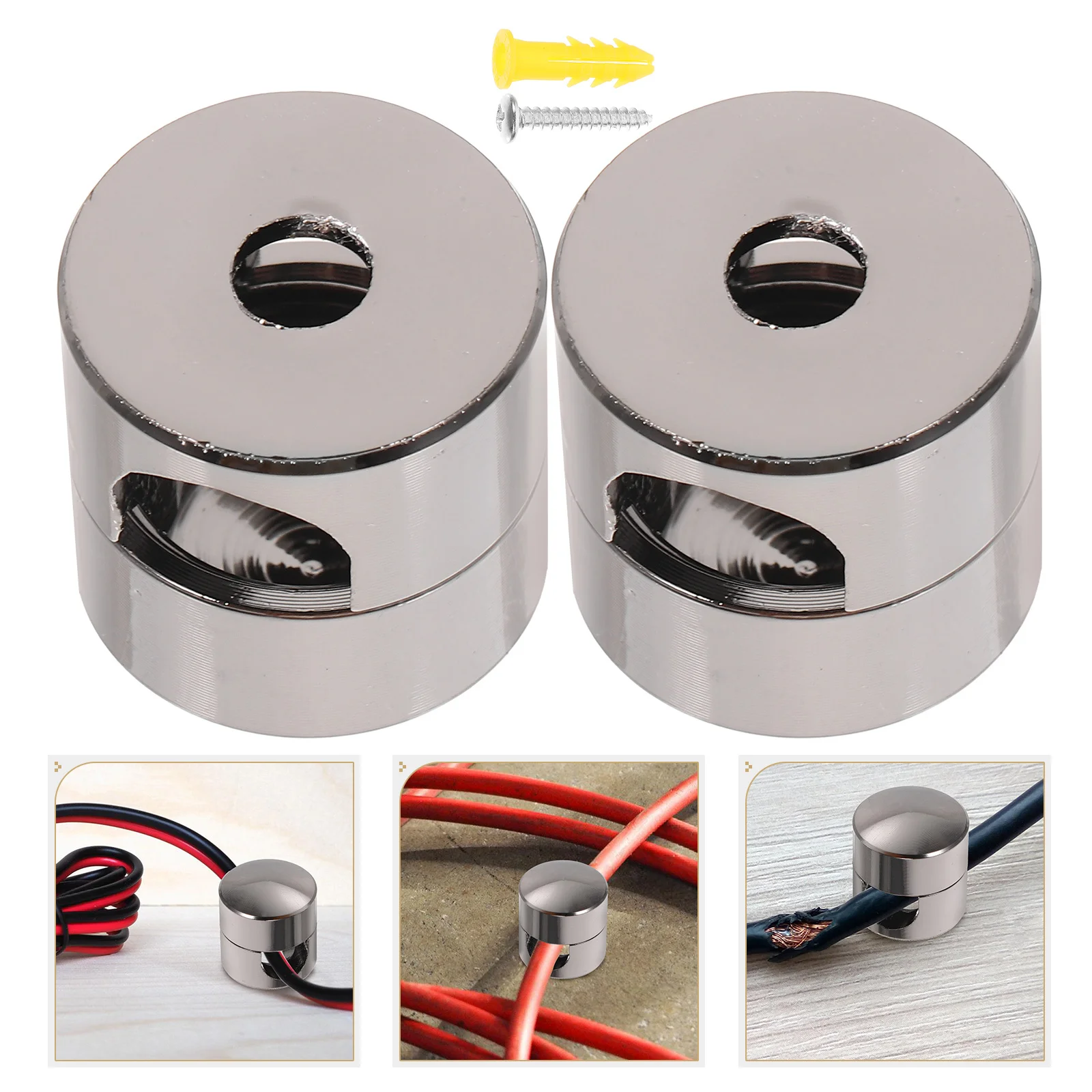 2pcs Cable Swag Hooks Solid Aluminum Clamp For Pendant Light Ceiling Hanging Easy Installation Cable Fixing Connectors
2pcs Cable Swag Hooks Solid Aluminum Clamp For Pendant Light Ceiling Hanging Easy Installation Cable Fixing Connectors