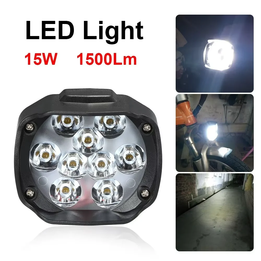 2PCS Work Lights 9 LED Motorcycle Headlight Spot Light Waterproof Super Bright Auxiliary Scooters Universal 12v Led Bar
2PCS Work Lights 9 LED Motorcycle Headlight Spot Light Waterproof Super Bright Auxiliary Scooters Universal 12v Led Bar