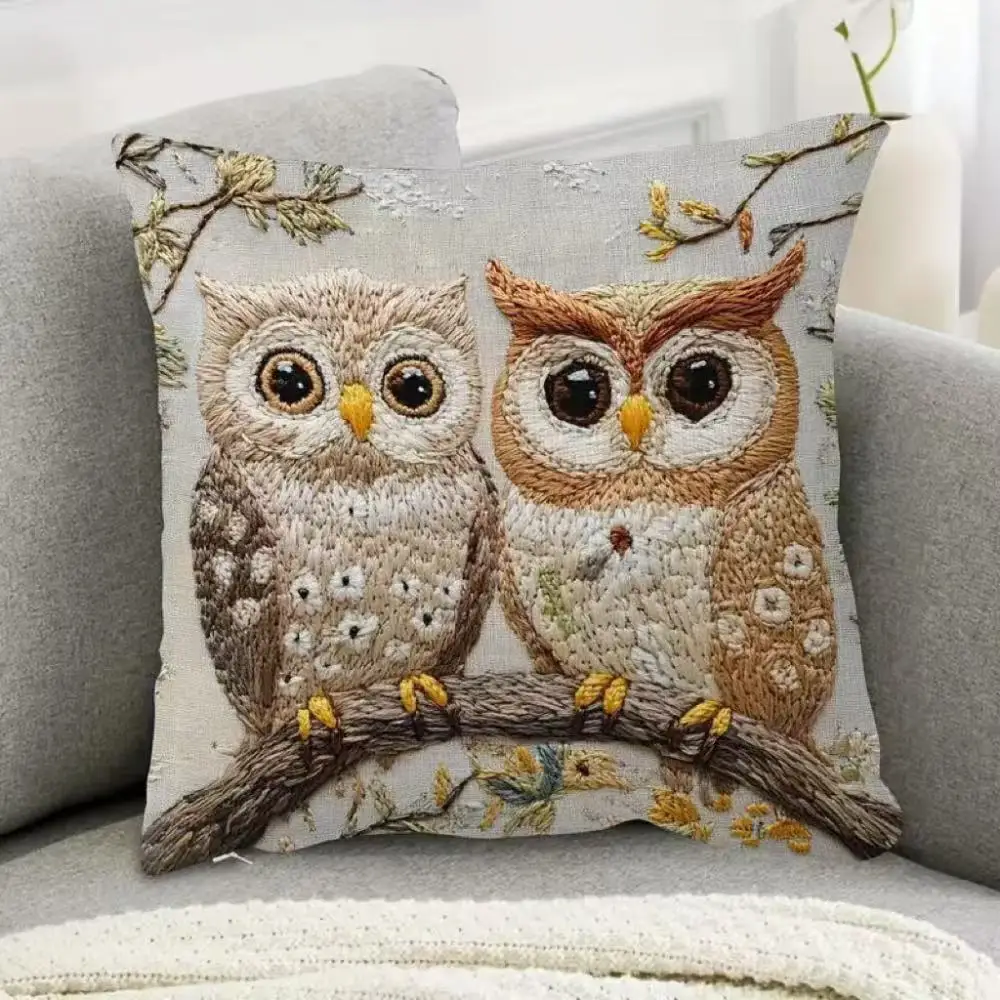 Cute Owl Printing Pillowcase for Home Office Hotel Sofa Decorations Kawaii Birds Animals Theme Cushion Cover Bedroom Decors Gift
Cute Owl Printing Pillowcase for Home Office Hotel Sofa Decorations Kawaii Birds Animals Theme Cushion Cover Bedroom Decors Gift