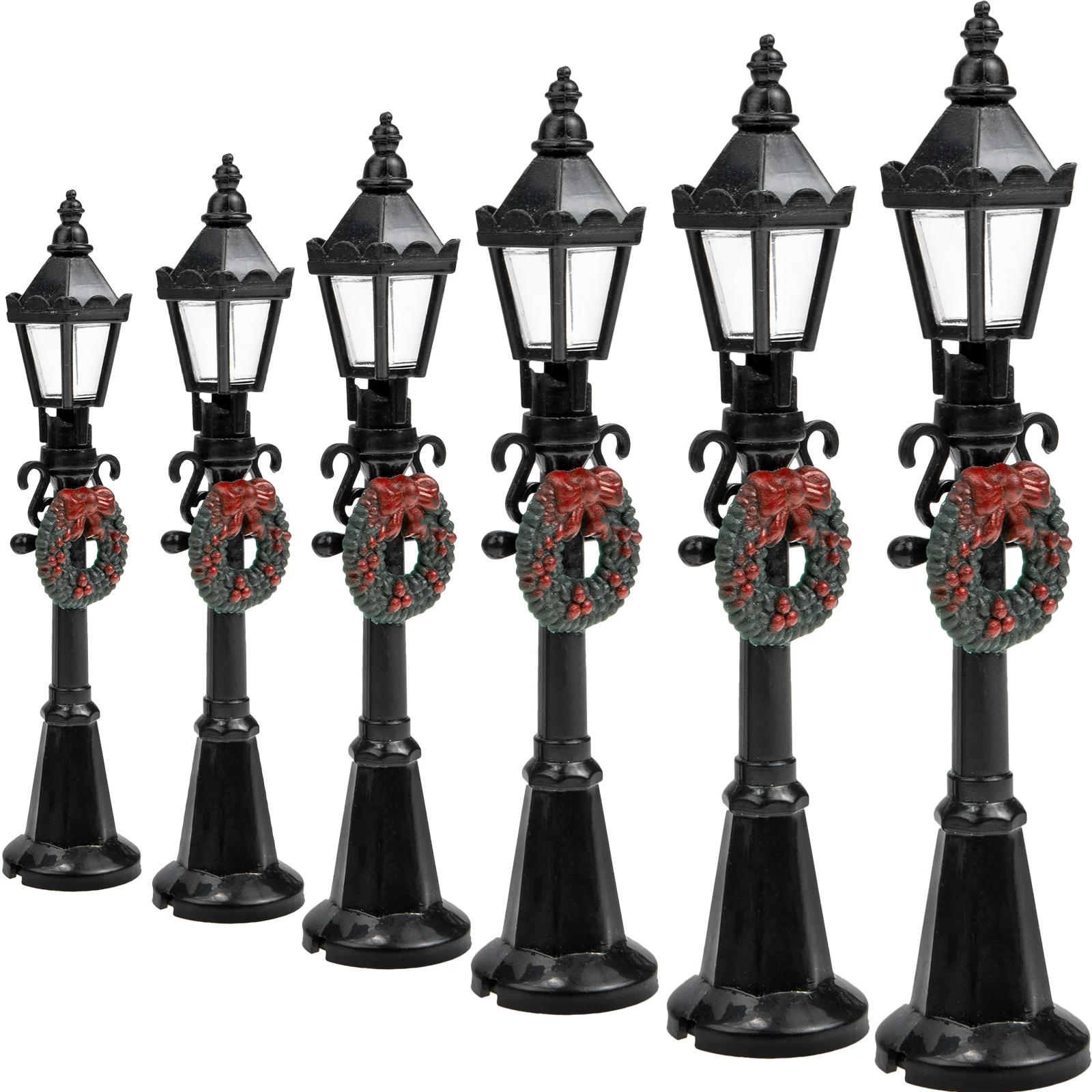 6 Pcs Christmas Miniature Street Lights Furniture for House Decorate Lamp Model Scene Plastic Models Child
6 Pcs Christmas Miniature Street Lights Furniture for House Decorate Lamp Model Scene Plastic Models Child