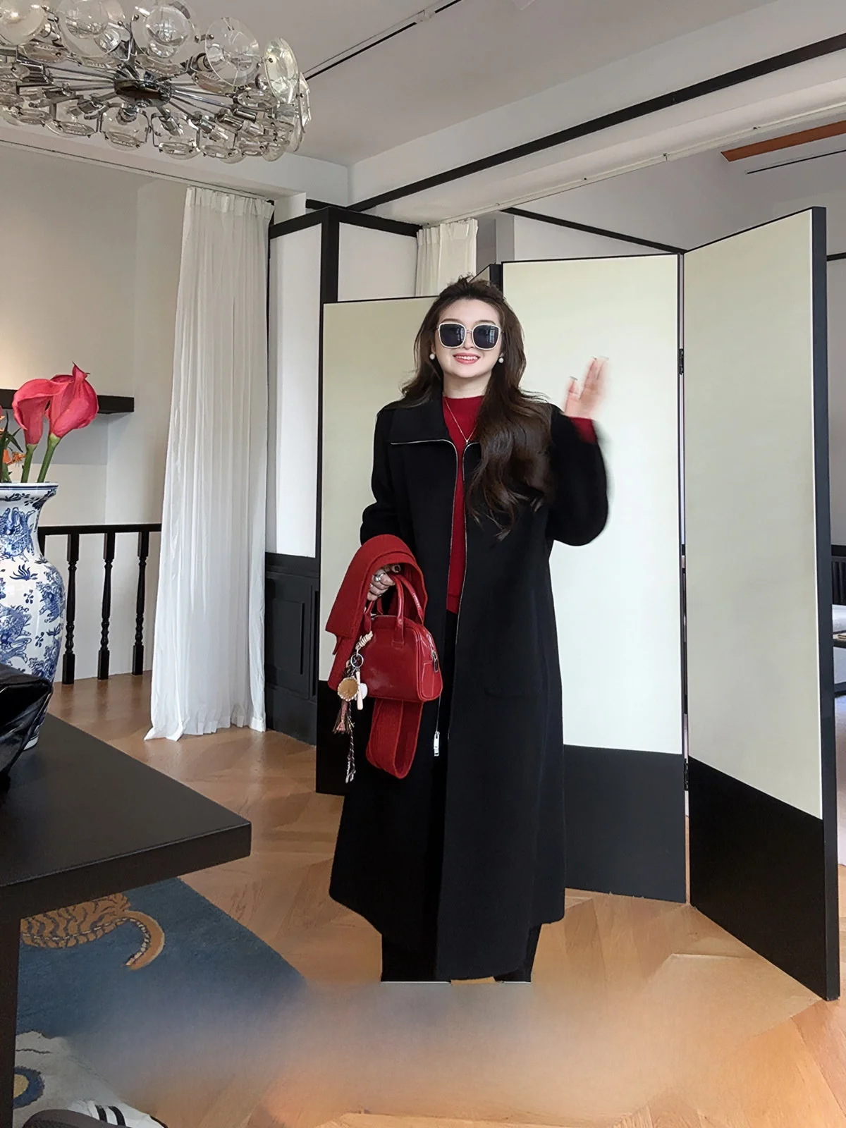 Miss Yang plus Size Women's Woolen Double-Faced Nyloni Casual Minimalist Style Commute Long Sleeve Zipper Coat Winter Outerwear
Miss Yang plus Size Women's Woolen Double-Faced Nyloni Casual Minimalist Style Commute Long Sleeve Zipper Coat Winter Outerwear