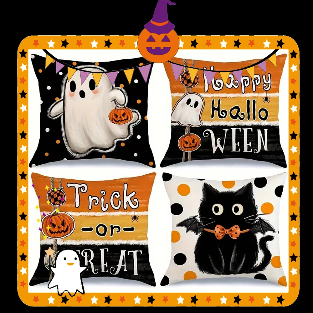 Ghost with Pumpkin Pillow CoverSuitable for sofa car bedroom decorative cushion cover pillow cover
Ghost with Pumpkin Pillow CoverSuitable for sofa car bedroom decorative cushion cover pillow cover