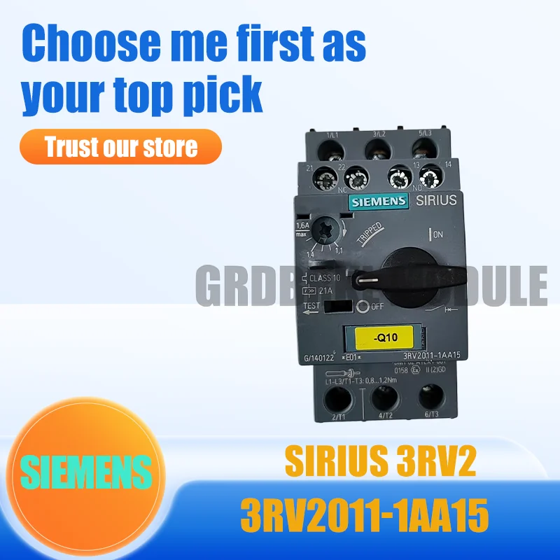 New Original SIMIENS 3RV2011-1AA15 Motor Protection Circuit Breaker
New Original SIMIENS 3RV2011-1AA15 Motor Protection Circuit Breaker