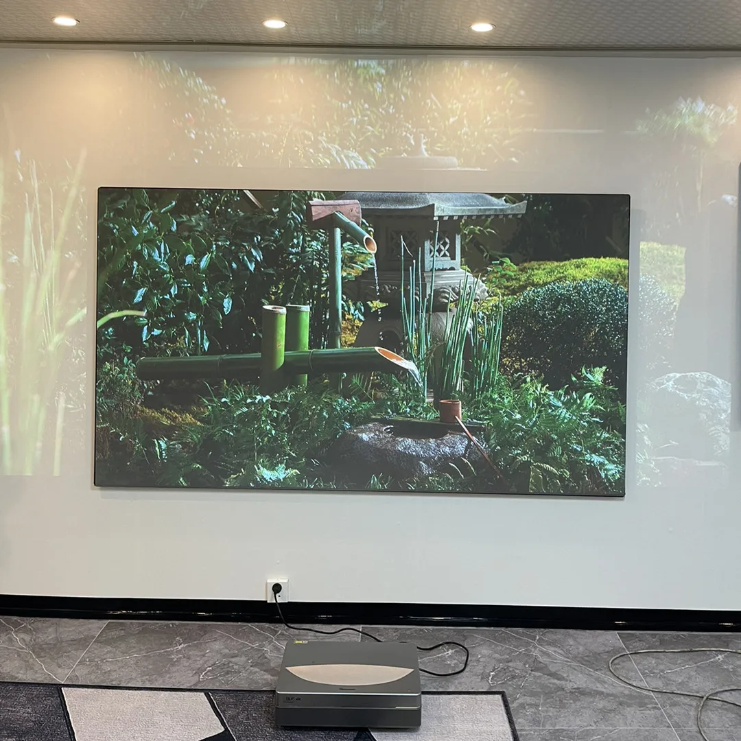 Plutussa 120" 16:9 UST ALR PET Crystal Xiao Mi WEMAX ONE Ultra Short Throw Projector Screen
Plutussa 120" 16:9 UST ALR PET Crystal Xiao Mi WEMAX ONE Ultra Short Throw Projector Screen