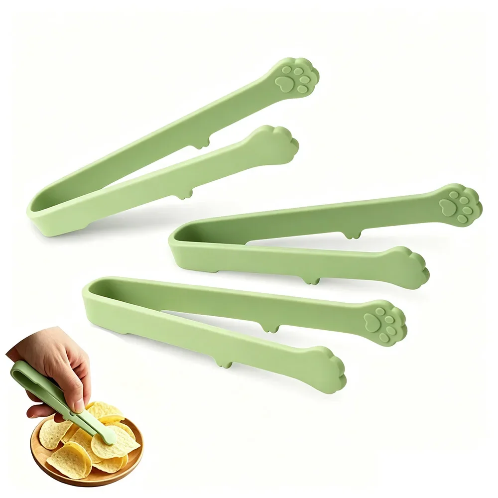 3pcs Mini Serving Tongs Silicone Snacks Clip for Ice Fruits Sugar Appetizer Non-slip Handles Ice Cube Clip Kitchen Accessories
3pcs Mini Serving Tongs Silicone Snacks Clip for Ice Fruits Sugar Appetizer Non-slip Handles Ice Cube Clip Kitchen Accessories