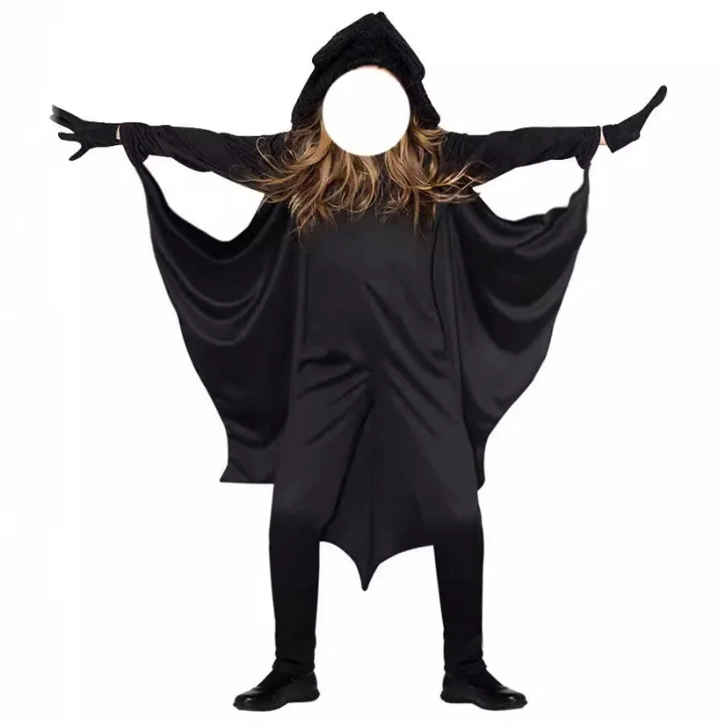 Children's Halloween Party Role-playing Costume Bat Children's Performance Costume Jumpsuit Animal Bat Costume Styling Outfit
Children's Halloween Party Role-playing Costume Bat Children's Performance Costume Jumpsuit Animal Bat Costume Styling Outfit