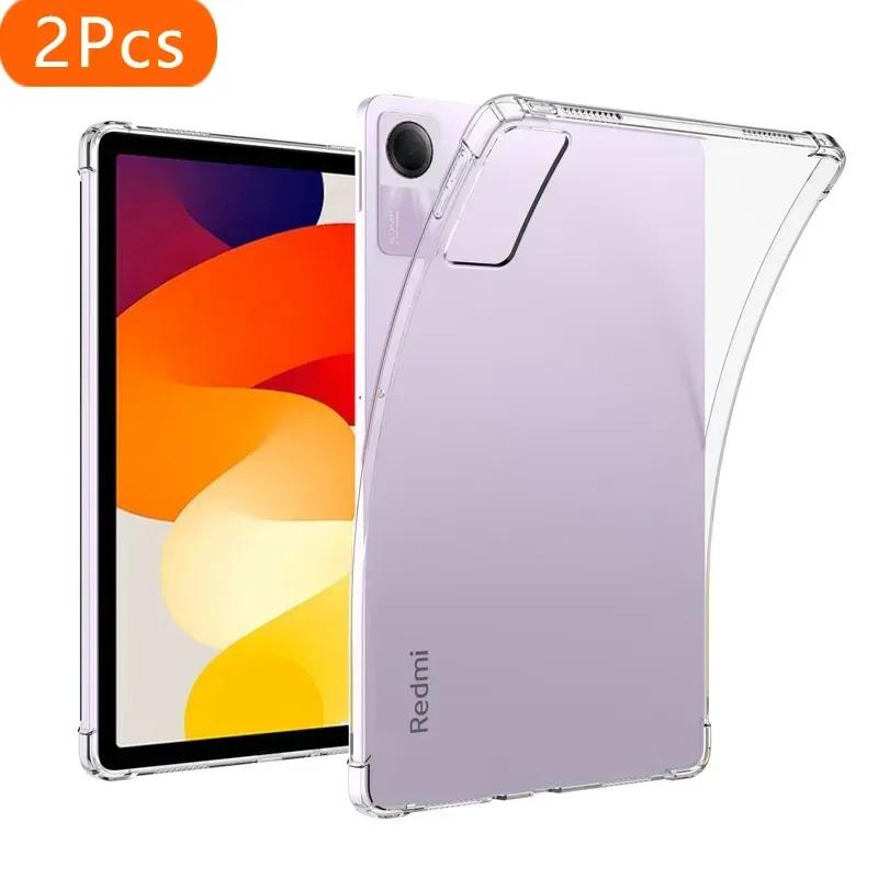 2Pcs For Redmi Pad SE 11" 2023 Case Transparent Air-bags Soft Silicone TPU Protection Shockproof Capa Fundas For Xiaomi RedmiPa
2Pcs For Redmi Pad SE 11" 2023 Case Transparent Air-bags Soft Silicone TPU Protection Shockproof Capa Fundas For Xiaomi RedmiPa