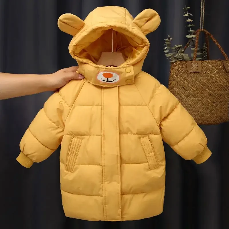 Children Coat 2024 Autumn Winter Thicken Jacket Boys Solid Color Hooded Jackets Kids Parka Outerwear 2-8 Years
Children Coat 2024 Autumn Winter Thicken Jacket Boys Solid Color Hooded Jackets Kids Parka Outerwear 2-8 Years