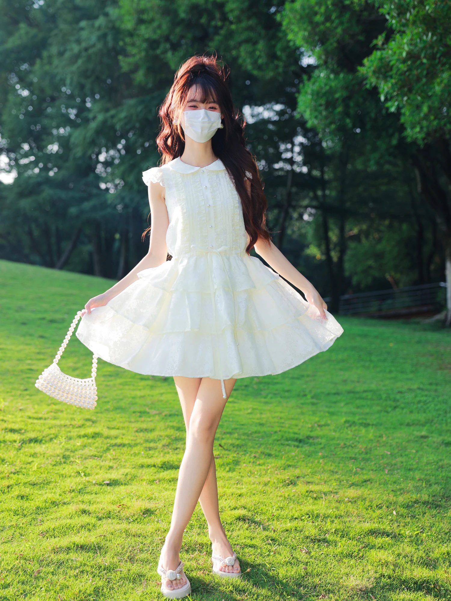 Yellow Bellflower Kite Dr with Gentle Sweetn And aceful Flng Sves Cake Skirt Sle Polyester Fiber High Waist
Yellow Bellflower Kite Dr with Gentle Sweetn And aceful Flng Sves Cake Skirt Sle Polyester Fiber High Waist