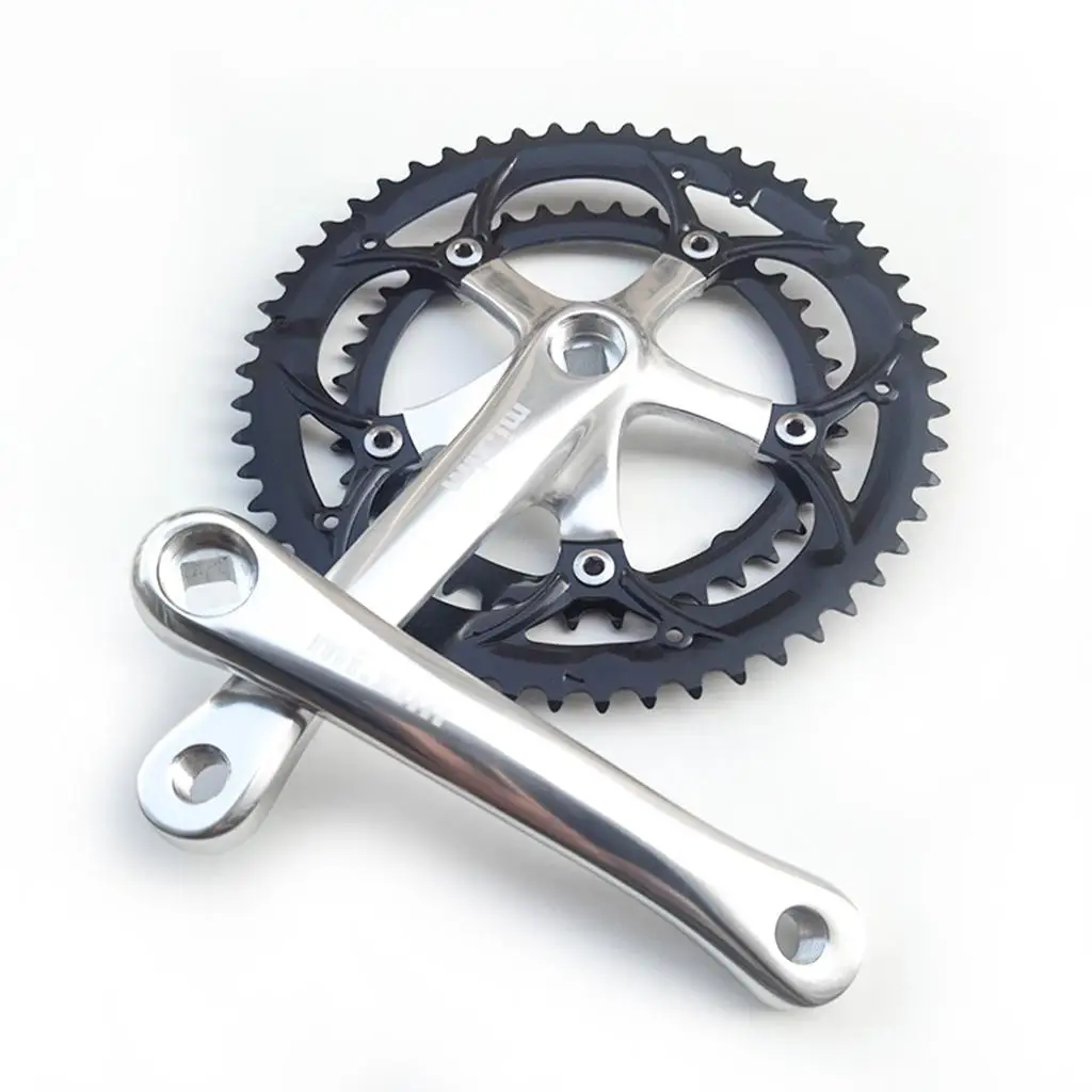Aluminum Road/Folding Bike Crankset 39T-53T 6-10 Speed 165mm Crankarms Bicycle
Aluminum Road/Folding Bike Crankset 39T-53T 6-10 Speed 165mm Crankarms Bicycle