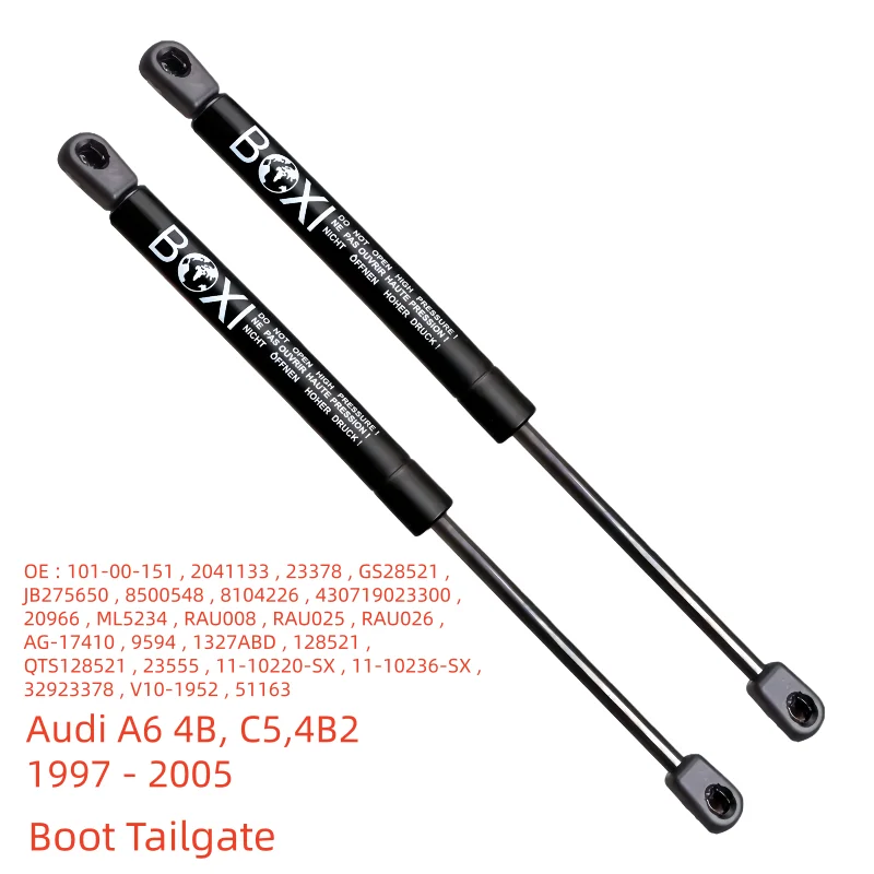 4B5827552D 4B5827552C 2Pcs Boot Tailgate Shock Spring Lift Support For Audi A6 4B, C5, 4B2 1997 - 2005 Gas Springs Lifts Struts
4B5827552D 4B5827552C 2Pcs Boot Tailgate Shock Spring Lift Support For Audi A6 4B, C5, 4B2 1997 - 2005 Gas Springs Lifts Struts