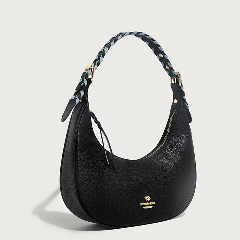 Half Moon Bags Women's Niche Design Handbags Solid Color Shoulder Bag Casual Hobo Underarm Female
Half Moon Bags Women's Niche Design Handbags Solid Color Shoulder Bag Casual Hobo Underarm Female