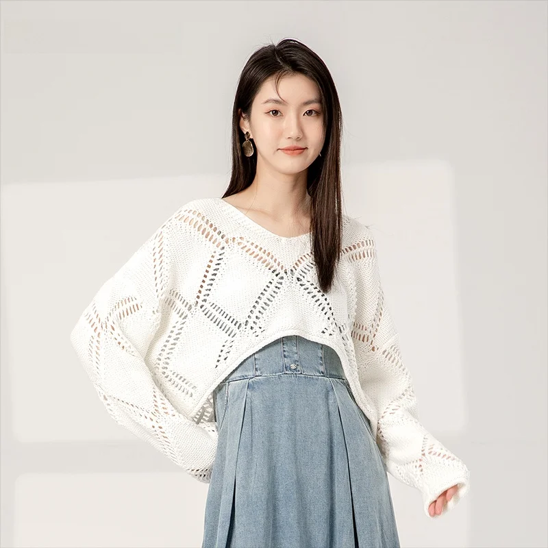 Вязаный свитер Dailanzhi Spring New Lazy V-Ne с вырезами, свободный, универсальный, из смесового хлопка, однотонный, для повседневной носки
Вязаный свитер Dailanzhi Spring New Lazy V-Ne с вырезами, свободный, универсальный, из смесового хлопка, однотонный, для повседневной носки