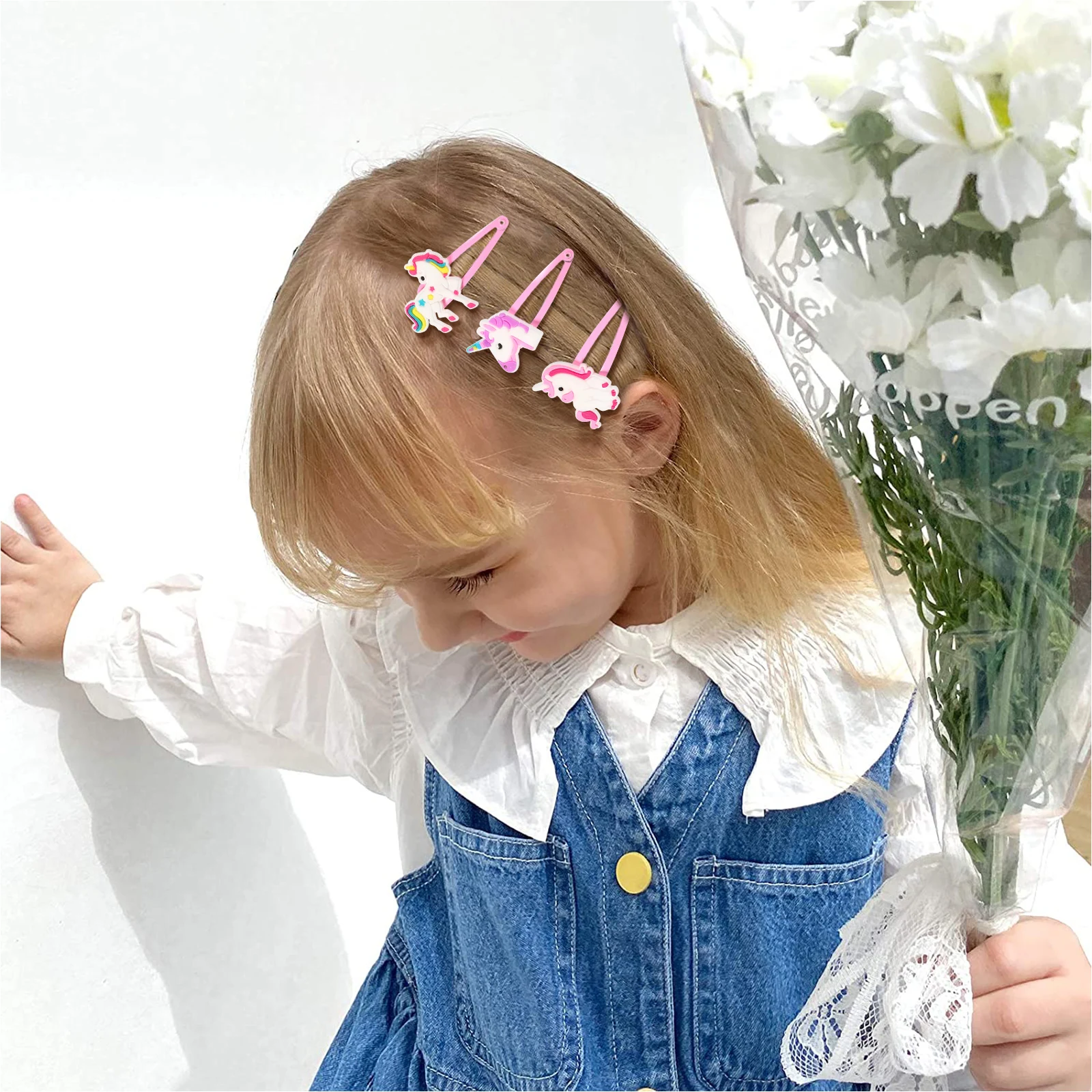 16 Pcs Unicorn Hair Clip Set Cute Design Kids Girls Hair Decoration Ponytail Holder Cartoon Clips Bright Colors Birthday Party
16 Pcs Unicorn Hair Clip Set Cute Design Kids Girls Hair Decoration Ponytail Holder Cartoon Clips Bright Colors Birthday Party