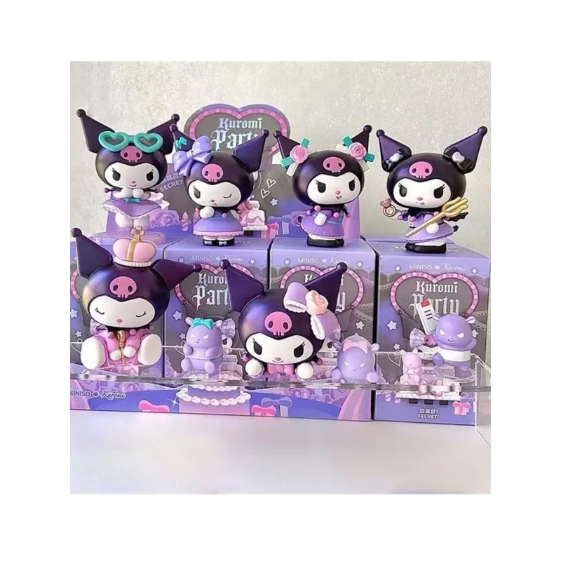 Sanrio Kuromi Blind Box Birthday Party Series Action Doll Anime Character Surprise Pack Cute Model Collection Toys
Sanrio Kuromi Blind Box Birthday Party Series Action Doll Anime Character Surprise Pack Cute Model Collection Toys