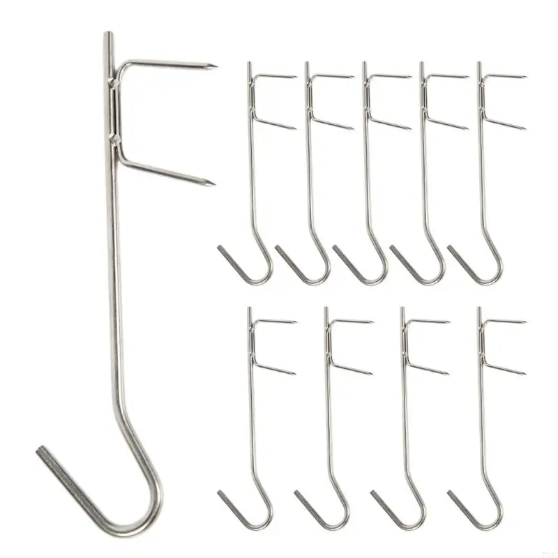 77HC Smoking Hooks Set for Fish Smoking, Stainless Steel Smoking Hooks, Trout, Hooks
77HC Smoking Hooks Set for Fish Smoking, Stainless Steel Smoking Hooks, Trout, Hooks