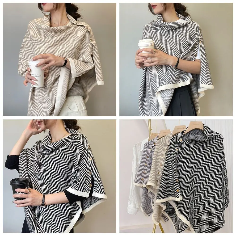New with Button Pashmina Shawl Warm Irregular Knitted Thick Warm Poncho Casual Thick Sweater Shawl Scarf Autumn Winter
New with Button Pashmina Shawl Warm Irregular Knitted Thick Warm Poncho Casual Thick Sweater Shawl Scarf Autumn Winter