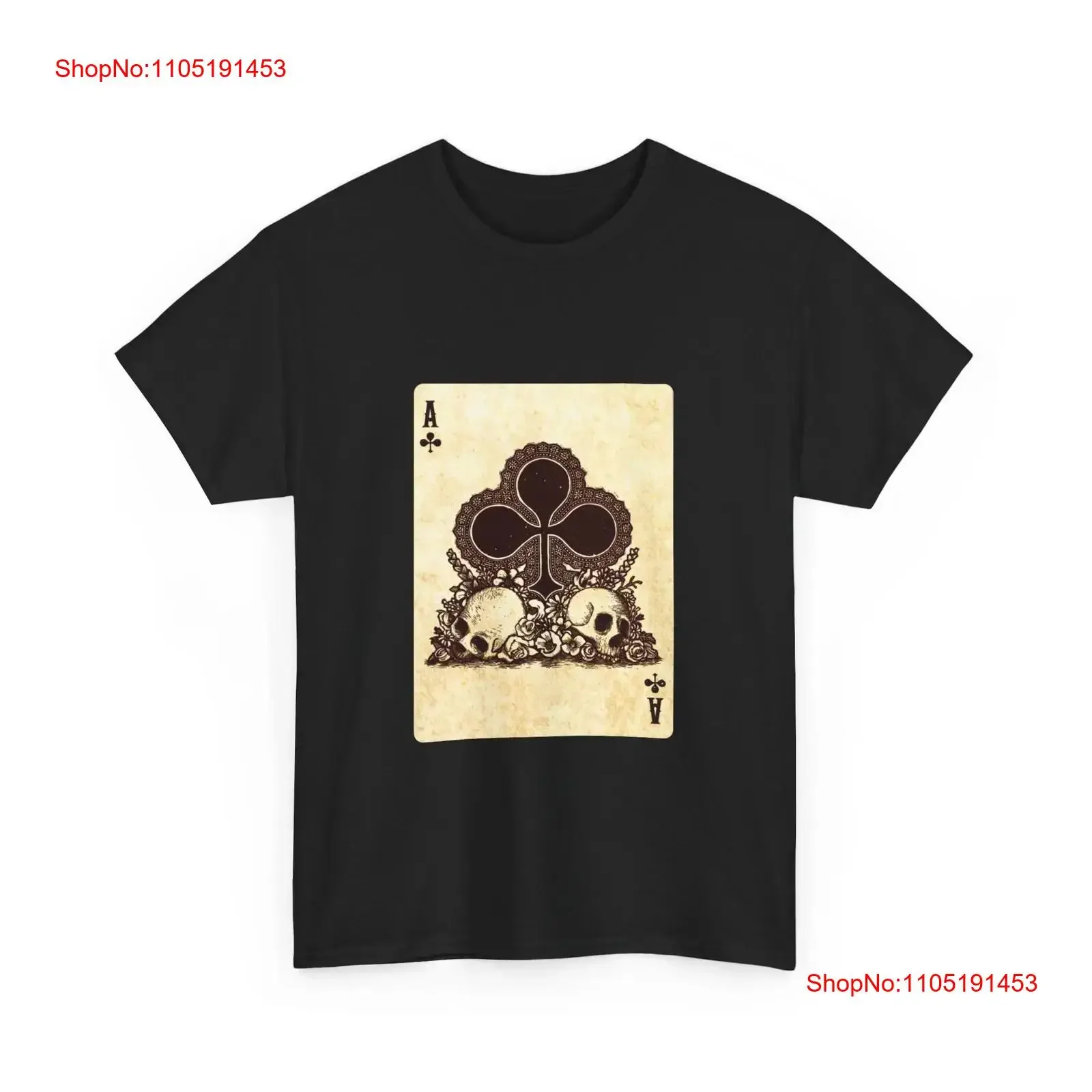 Vintage Ace of Clubs Playing Card T Shirt Antique Poker for Men and Women vintage Washed Versatile designer clothes Stylish
Vintage Ace of Clubs Playing Card T Shirt Antique Poker for Men and Women vintage Washed Versatile designer clothes Stylish