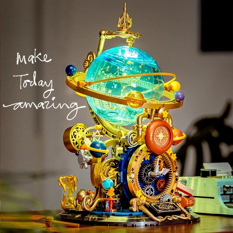 New Retro Rotating Earth Model Building Block Splicing Movable Construction Educational Decoration Ornament Toy Collection Gift
New Retro Rotating Earth Model Building Block Splicing Movable Construction Educational Decoration Ornament Toy Collection Gift