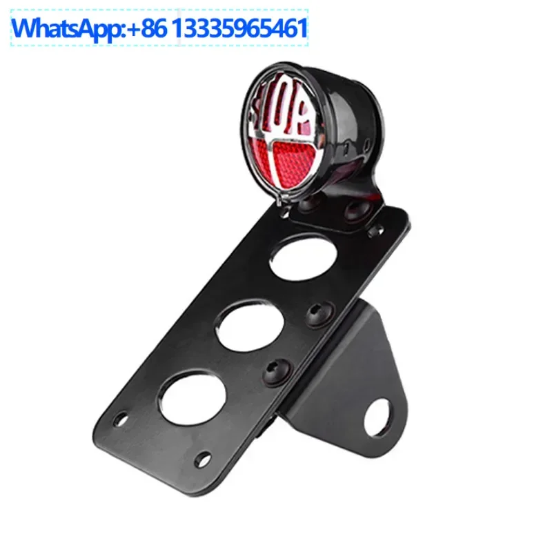 4PCS retro modified motorcycle accessories black iron tail light license plate light sidedirection license plate grid brakelight
4PCS retro modified motorcycle accessories black iron tail light license plate light sidedirection license plate grid brakelight