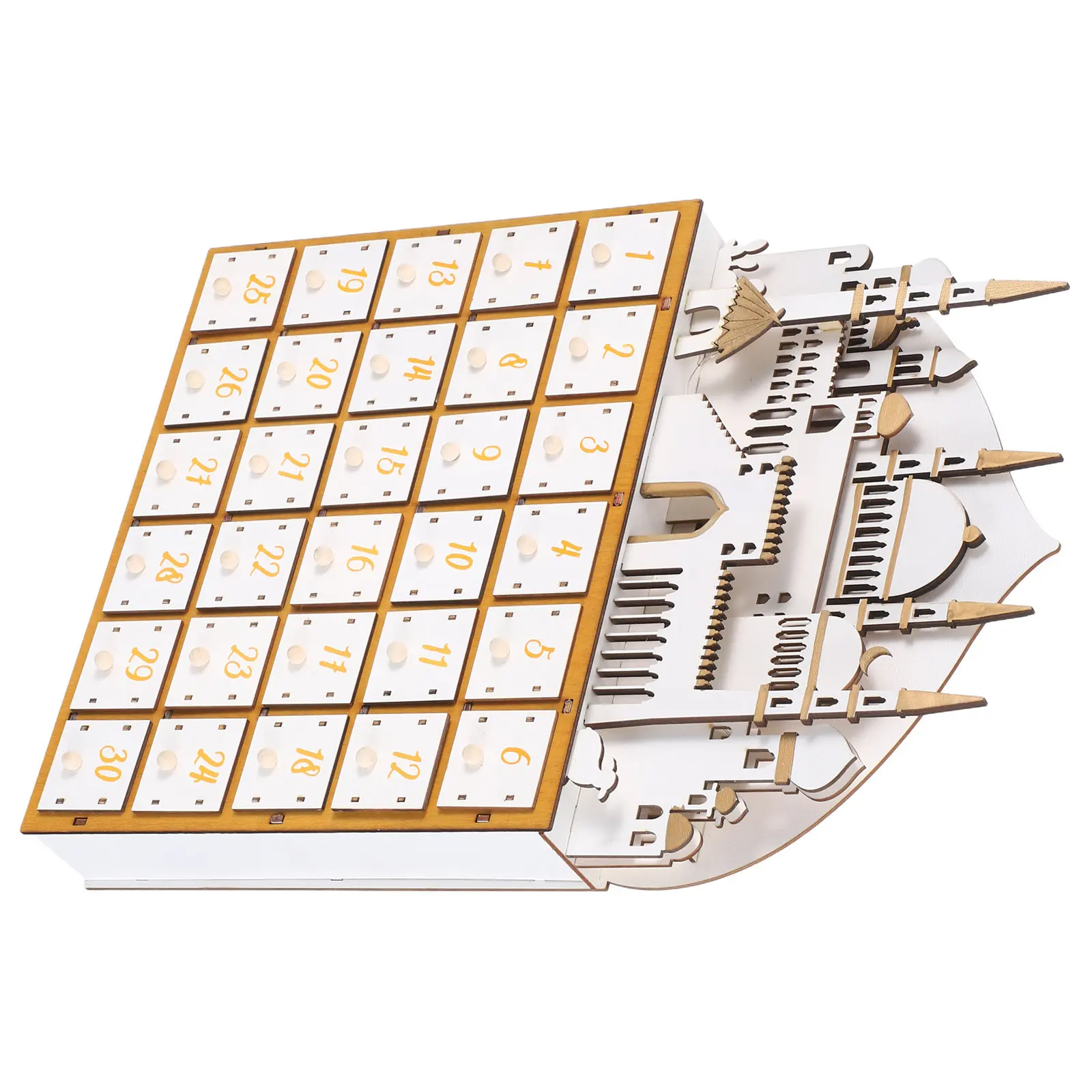 Ramadan Advent Calendar Wooden Countdown Calendar with 30 Drawers LED Lights for Eid Festivities Muslim Party Decor Desktop
Ramadan Advent Calendar Wooden Countdown Calendar with 30 Drawers LED Lights for Eid Festivities Muslim Party Decor Desktop