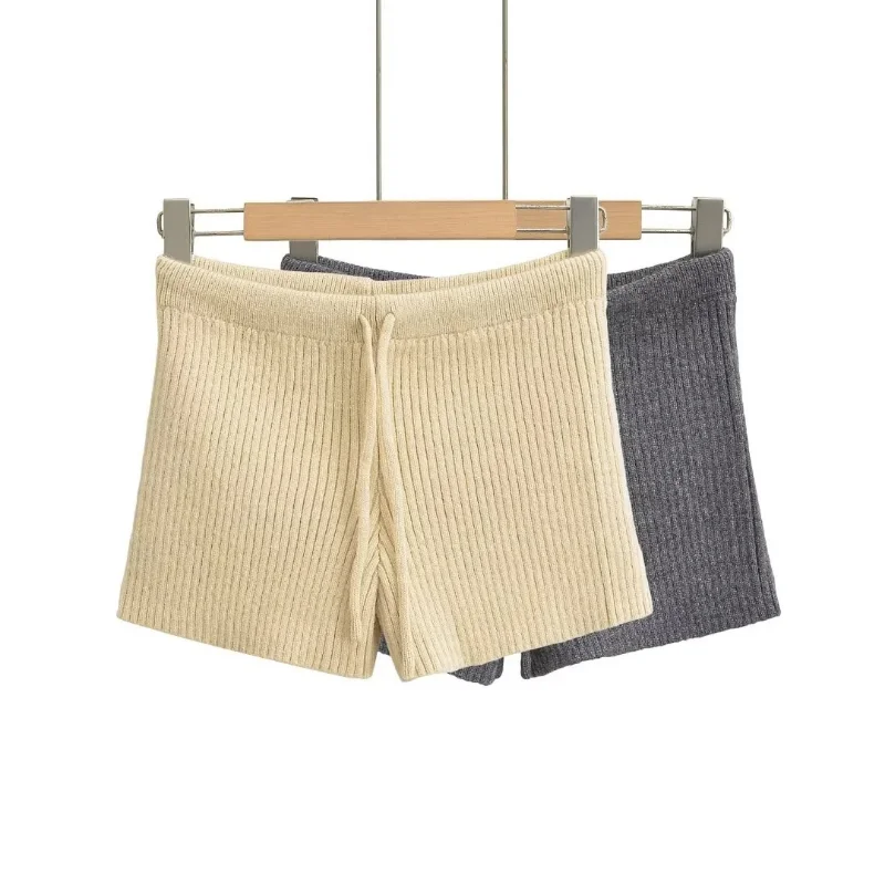 Autumn New Elastic Wrap Hip Knit Shorts Korean Vertical Striped Soft Slim Fit Short Pants Grace Solid Color Thick Outwear Shorts
Autumn New Elastic Wrap Hip Knit Shorts Korean Vertical Striped Soft Slim Fit Short Pants Grace Solid Color Thick Outwear Shorts