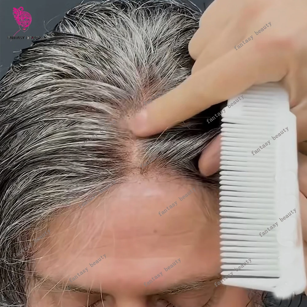 Light 80%Density Thinnest Micro Skin 0.02mm Mans Wig Undetected Natural Hairline 420# 1b65Brown Gray HumanHair Vloop Men Toupee
Light 80%Density Thinnest Micro Skin 0.02mm Mans Wig Undetected Natural Hairline 420# 1b65Brown Gray HumanHair Vloop Men Toupee