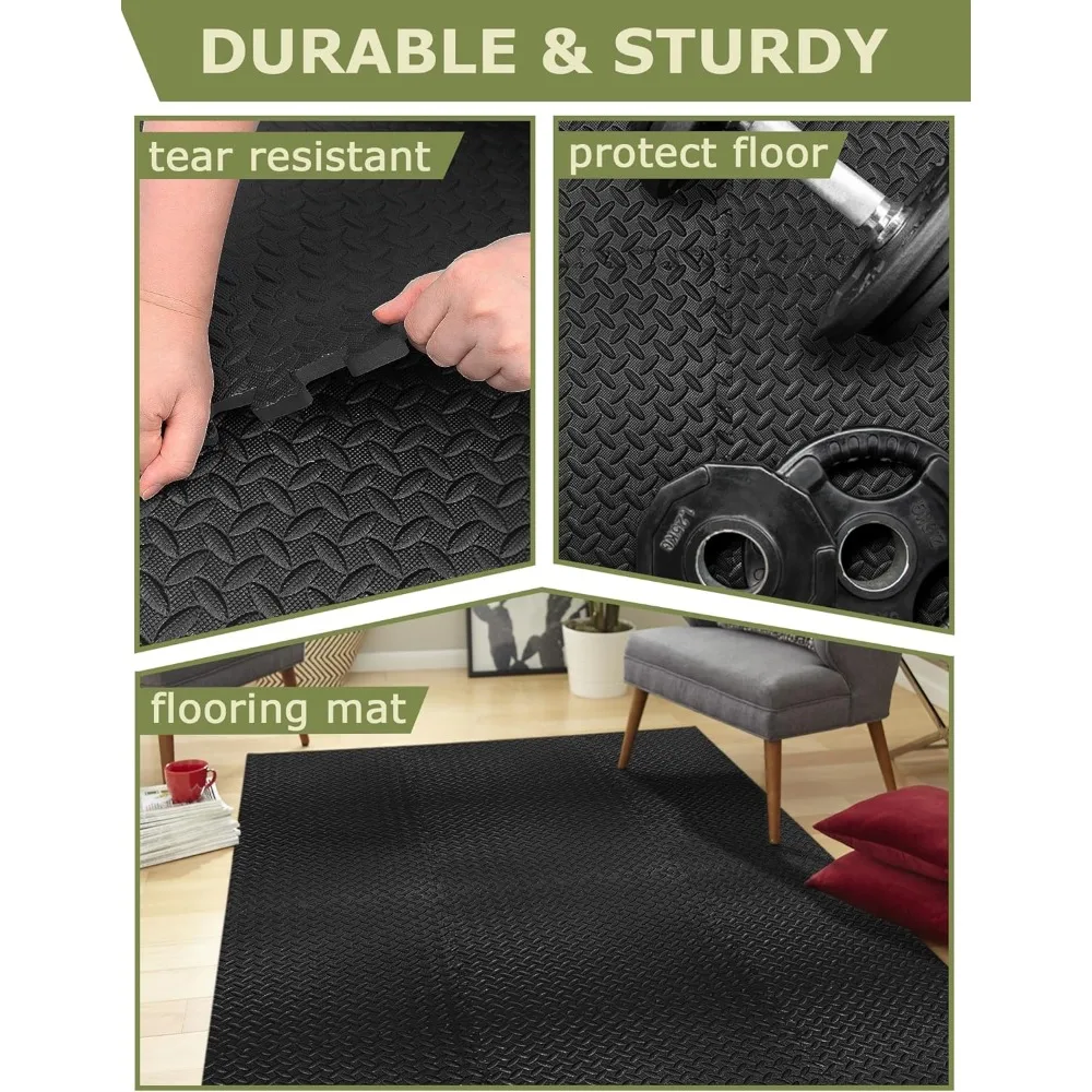 12/24/48 Tiles Gym Flooring Gym Mats Exercise Mat for Floor Workout Mat Foam Floor Tiles for Home Gym Equipment Garage
12/24/48 Tiles Gym Flooring Gym Mats Exercise Mat for Floor Workout Mat Foam Floor Tiles for Home Gym Equipment Garage