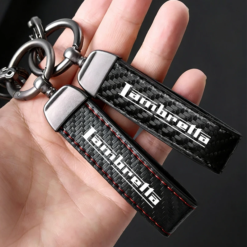 For Lambretta G350 X300 V125 V200 V50 X125 Accessories Motorcycle Carbon Fiber Patterned leather rope Keychain Keyring key ring
For Lambretta G350 X300 V125 V200 V50 X125 Accessories Motorcycle Carbon Fiber Patterned leather rope Keychain Keyring key ring