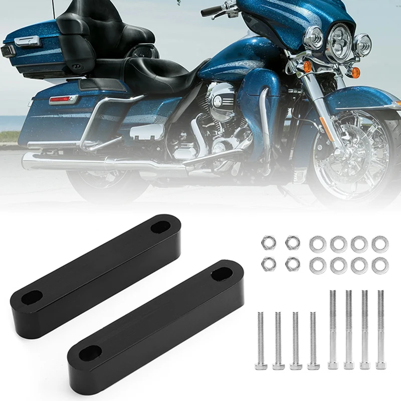 19 "проставки для переднего крыла мотоцикла, подходят для Harley Touring Electra Glide FLHT Road Glide FLTR Road King FLHR 1997-2013
19 "проставки для переднего крыла мотоцикла, подходят для Harley Touring Electra Glide FLHT Road Glide FLTR Road King FLHR 1997-2013