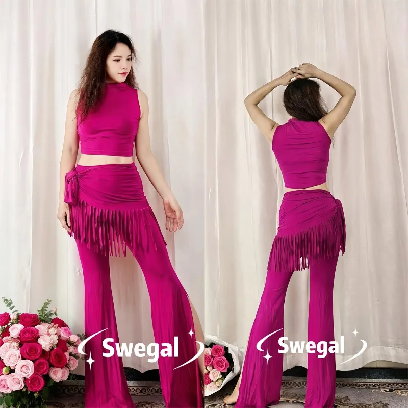 Customized SWEGAL Belly Dance Costumes Practice Suit Modal Pants Versatile 3-Piece Set Beginner Large Soft
Customized SWEGAL Belly Dance Costumes Practice Suit Modal Pants Versatile 3-Piece Set Beginner Large Soft