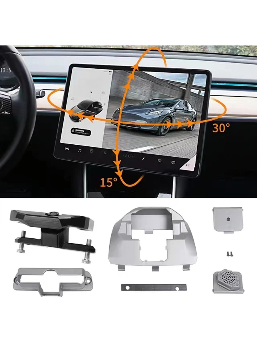 Screen Rotation Bracket For Tesla Model 3 Y Central Control Navigation Holder Rotatable Turn Left Right Modification 2017-2023
Screen Rotation Bracket For Tesla Model 3 Y Central Control Navigation Holder Rotatable Turn Left Right Modification 2017-2023