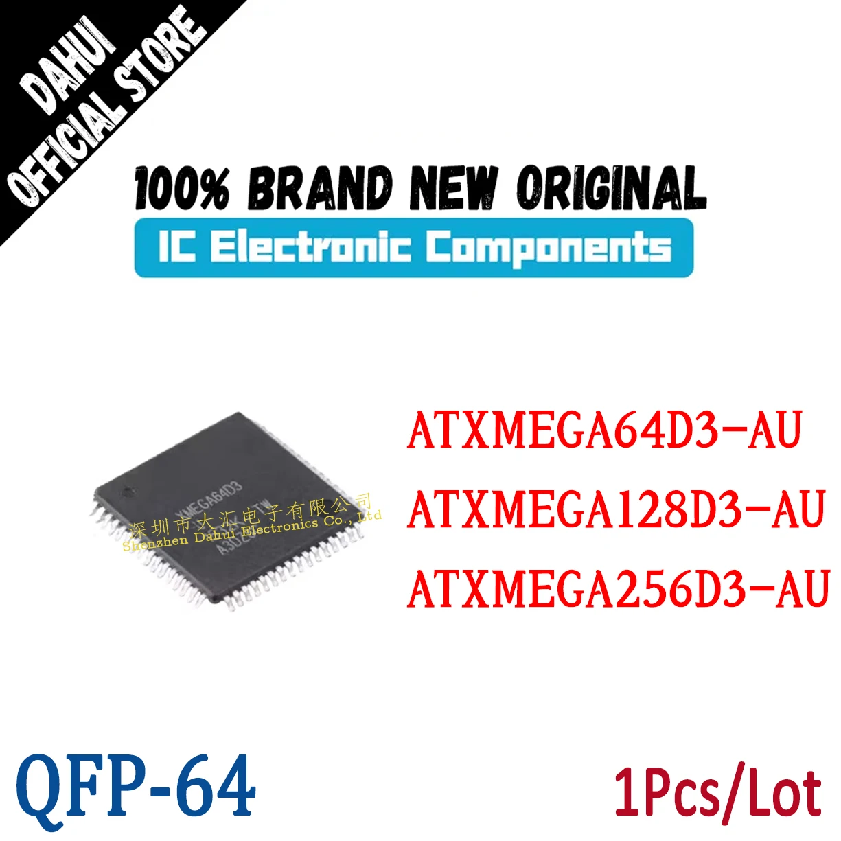 ATXMEGA64D3-AU ATXMEGA128D3-AU ATXMEGA256D3-AU XMEGA64D3 XMEGA128D3 XMEGA256D3 U QFP-64 Microcontroller IC chip new original
ATXMEGA64D3-AU ATXMEGA128D3-AU ATXMEGA256D3-AU XMEGA64D3 XMEGA128D3 XMEGA256D3 U QFP-64 Microcontroller IC chip new original