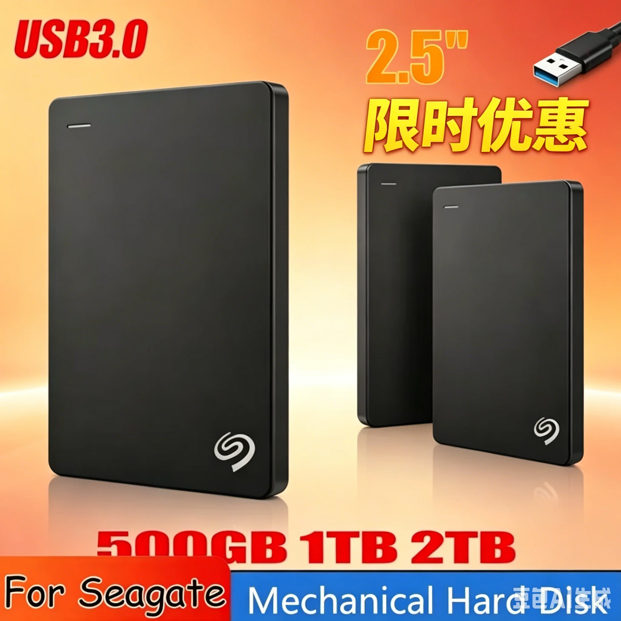 For Seagate 2.5Inch Portable Hard Drive External Hard Disk Backup Plus SlimUSB 3.0 DASKA HDD Portable External Data Storage
For Seagate 2.5Inch Portable Hard Drive External Hard Disk Backup Plus SlimUSB 3.0 DASKA HDD Portable External Data Storage