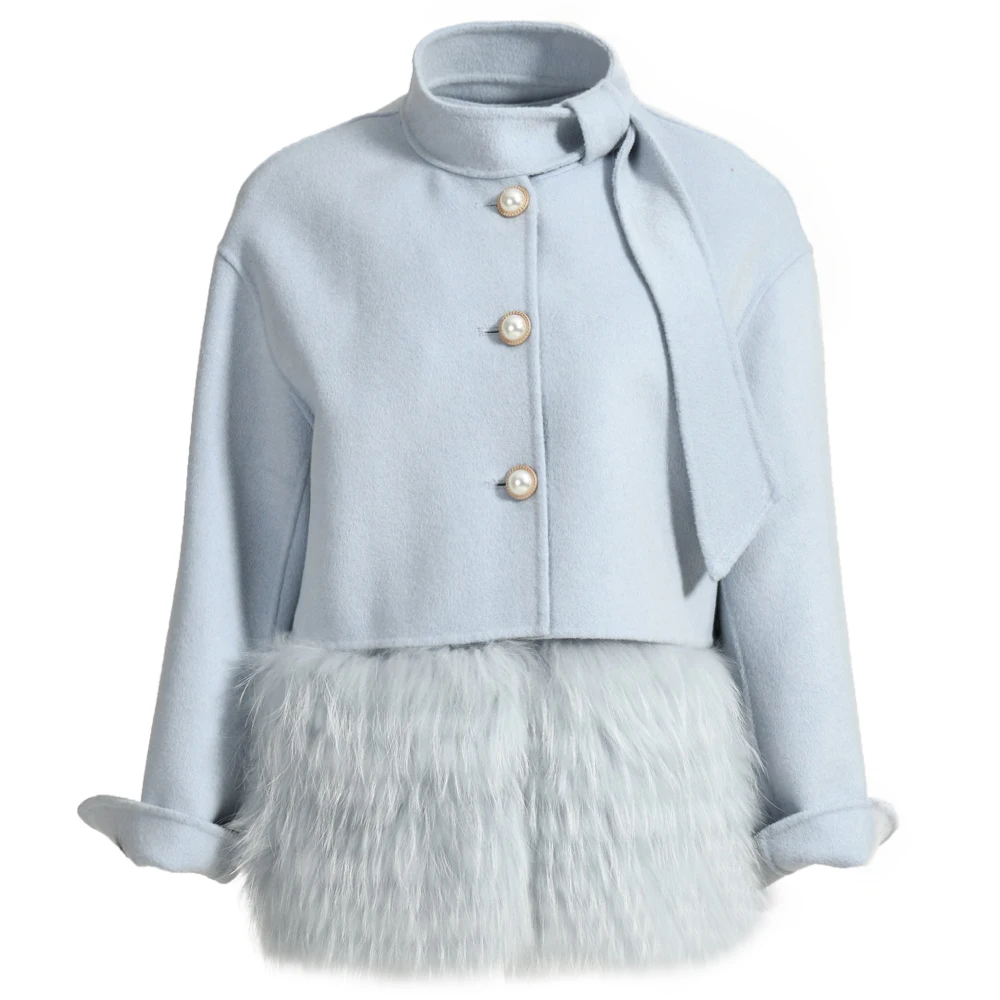 Luxyonuo Women Cashmere Coat for Winter Real Fox Fur Hem Vest and Wool Jacket Two Pieces Set Ladies Autumn Outerwear New Arrival
Luxyonuo Women Cashmere Coat for Winter Real Fox Fur Hem Vest and Wool Jacket Two Pieces Set Ladies Autumn Outerwear New Arrival