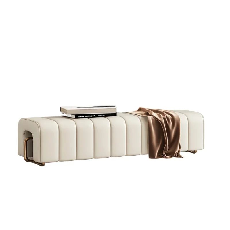 Light Luxury Bed End Stool Bedroom Nordic Bench Leather Shoe Changing Stool Italian Sofa Stool Living Room Entrance
Light Luxury Bed End Stool Bedroom Nordic Bench Leather Shoe Changing Stool Italian Sofa Stool Living Room Entrance