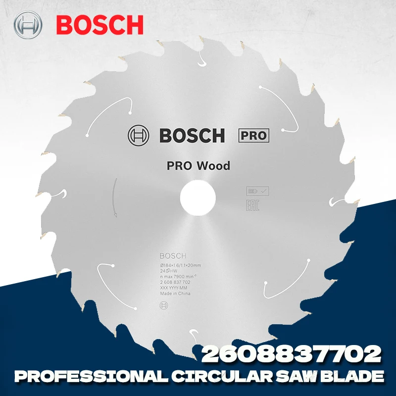 BOSCH 2608837702 PRO Аккумуляторная циркулярная пила по дереву 184x1,6/1,1x20 мм T24 Циркулярная пила Bosch Аксессуары для электроинструментов 
BOSCH 2608837702 PRO Аккумуляторная циркулярная пила по дереву 184x1,6/1,1x20 мм T24 Циркулярная пила Bosch Аксессуары для электроинструментов