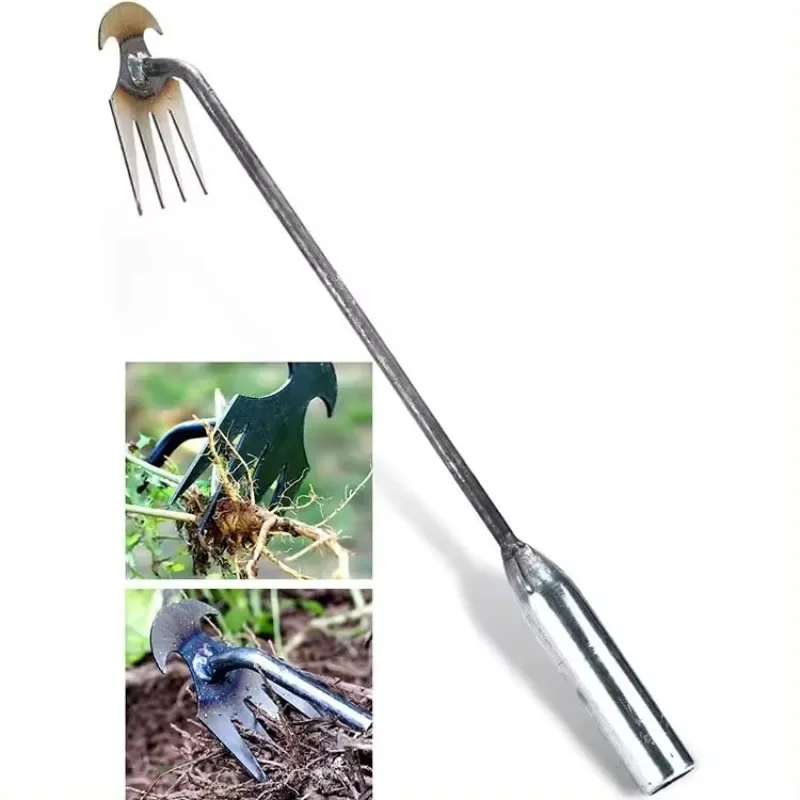 Weeding Artifact Uprooting Weeding Tool Steel Weed Puller 4 Teeth Dual Purpose Weeder Hand Remover Tool For Garden
Weeding Artifact Uprooting Weeding Tool Steel Weed Puller 4 Teeth Dual Purpose Weeder Hand Remover Tool For Garden