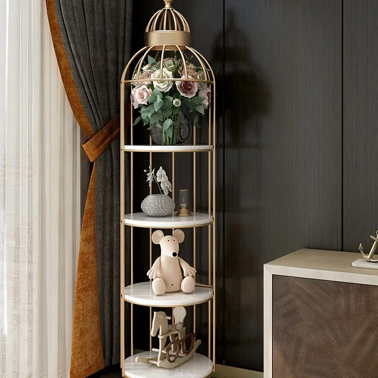 Nordic birdcage shelf wrought iron retro floor multi-layer balcony flower stand living room bedroom corner decorative stand
Nordic birdcage shelf wrought iron retro floor multi-layer balcony flower stand living room bedroom corner decorative stand