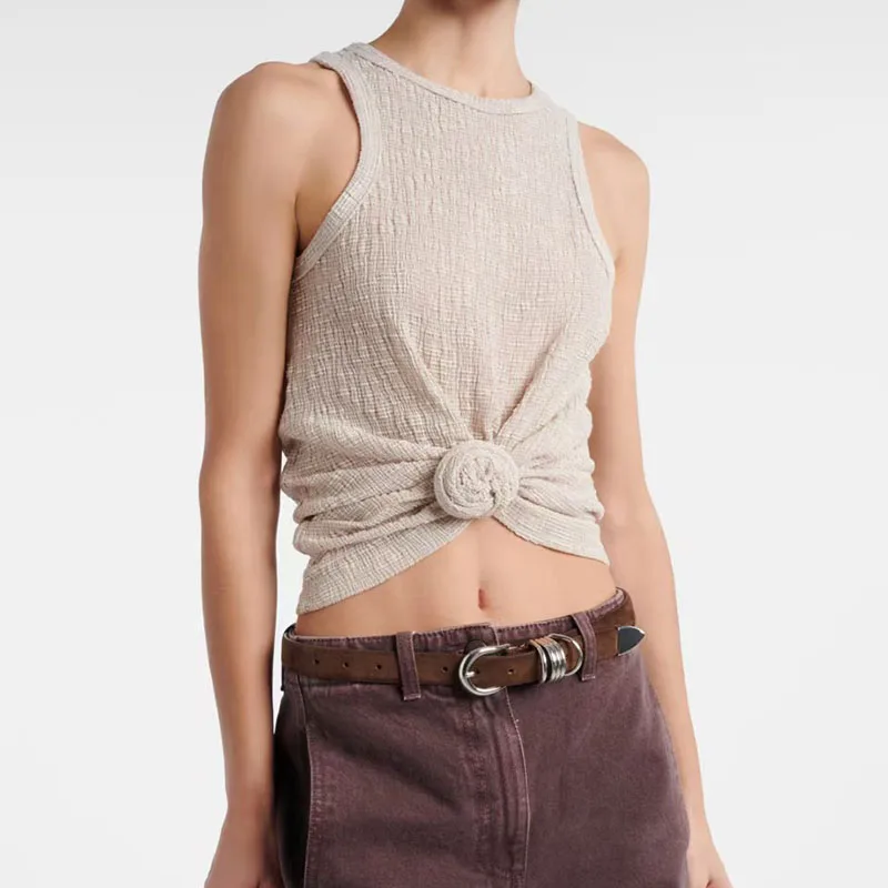 2026 Summer New Design Knot Patterned Backless Women's Tight-Fitting Stretchable Versatile Sleeveless Top
2026 Summer New Design Knot Patterned Backless Women's Tight-Fitting Stretchable Versatile Sleeveless Top