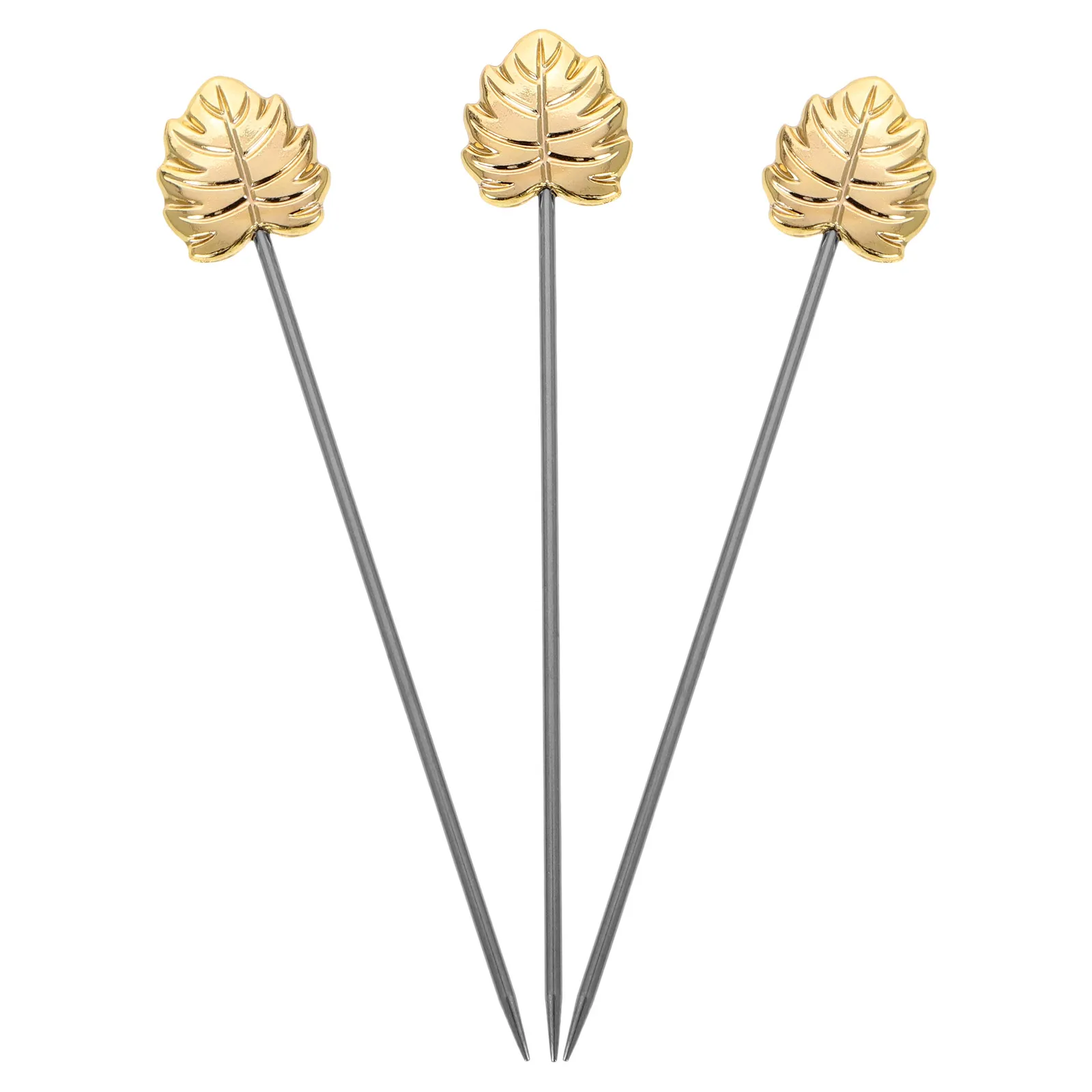 3pcs Stainless Steel Appetizer Forks Reusable Fruit Food Creative Cocktail Sticks Party Leaf Shaped Toothpicks Dessert Skewers
3pcs Stainless Steel Appetizer Forks Reusable Fruit Food Creative Cocktail Sticks Party Leaf Shaped Toothpicks Dessert Skewers