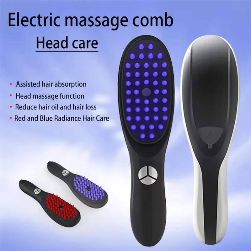 Electric Massage Comb for Hair Growth Nano Spray Nourishing Scalp Red Blue Light Therapy Vibration Head Massager Hair Brush
Electric Massage Comb for Hair Growth Nano Spray Nourishing Scalp Red Blue Light Therapy Vibration Head Massager Hair Brush
